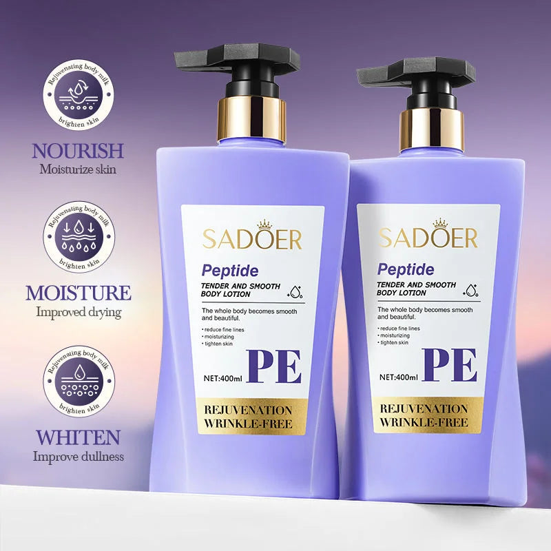 Sadoer Polypeptide Body Milk Tender Translucent Moisturizing Cream - 400ml