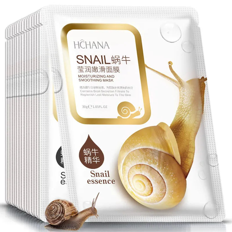 HCHANA Snail Moisturizing & Smoothing Facial Mask