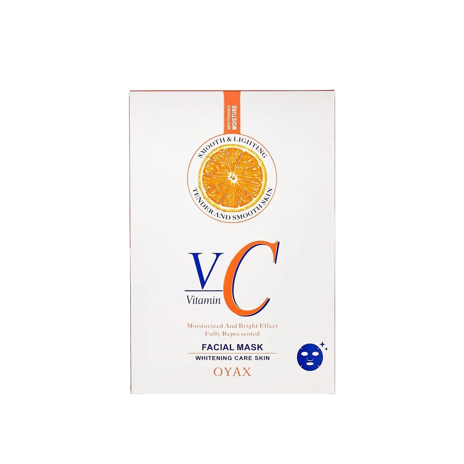 Oyax Vitamin C Moisturizing Whitening Facial Mask - 10 PCS