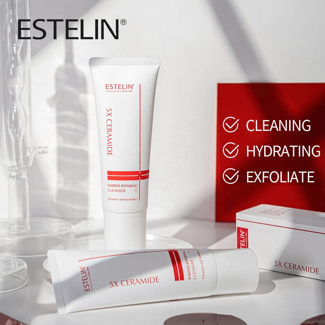 ESTELIN 5X Ceramide Barrier Repairing Cleanser - 120g