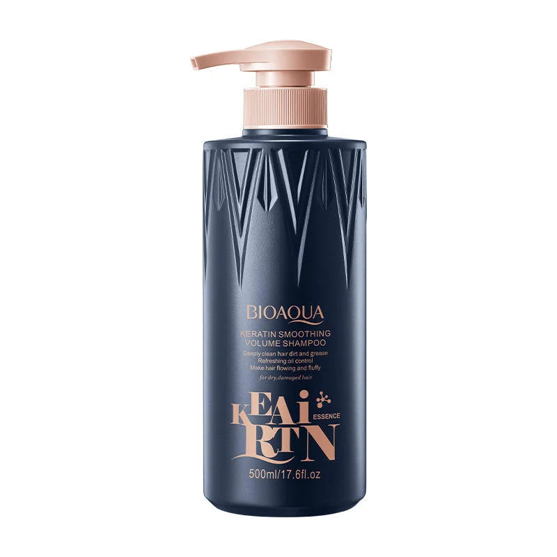BIOAOUA Keratin Soft Fluffy Anti-Dandruff Oil Control Shampoo - 500ml