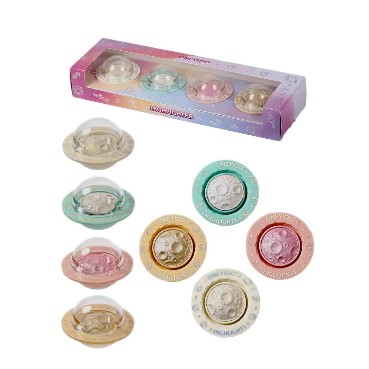 Oneyioo 4 color highlighter set