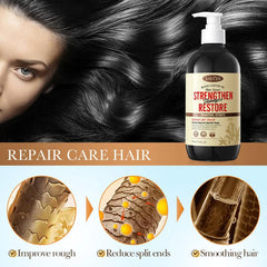 SADOER Black Castor Oil Strengthen Shampoo -  500ml