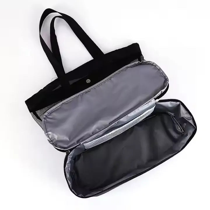 2-In-1 Large Double Layer Insulated Picnic Tote Handbag