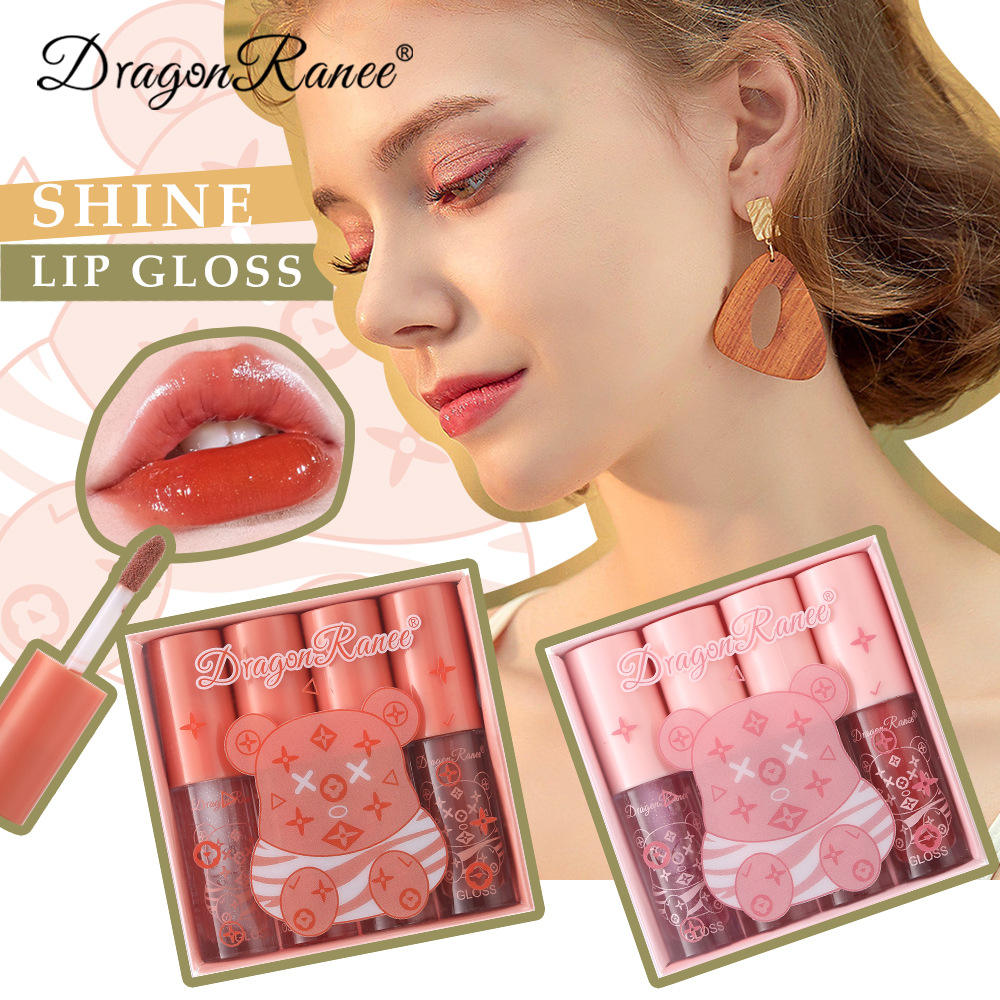 Dragon Ranee Shine Water Lip Gloss - 4 Pcs