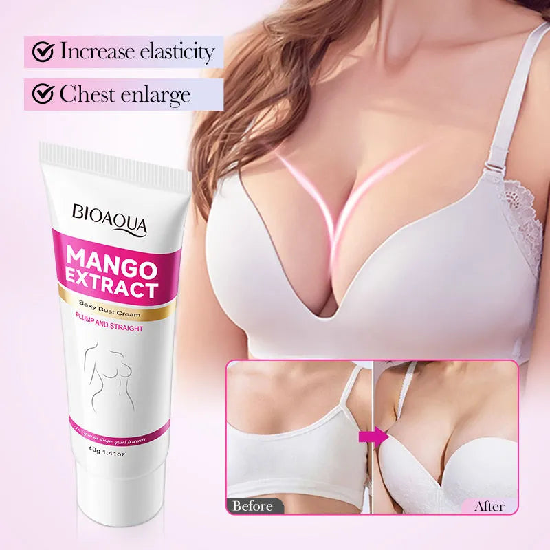 Bioaqua Natural Breast Increasing Instant Tightening Firming Massage Upsize Chest Cream - 40g