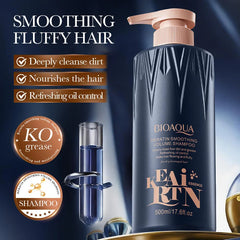BIOAOUA Keratin Soft Fluffy Anti-Dandruff Oil Control Shampoo - 500ml
