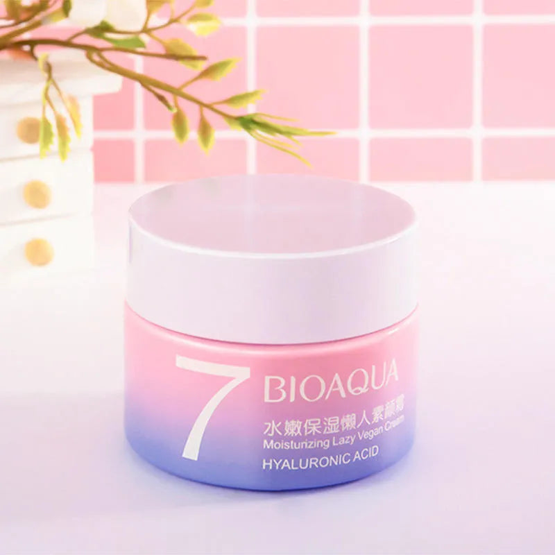Bioaqua 7 Hyaluronic Acid Moisturizing Lazy Vegan Cream - 50ml