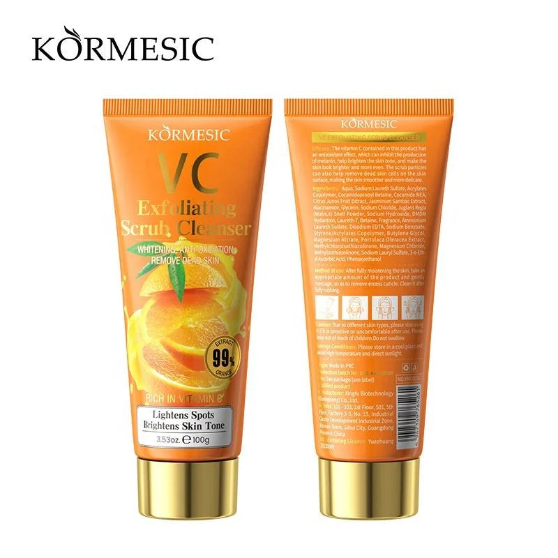 KORMESIC VC Exfoliating Scrub Facial Cleanser - 100g