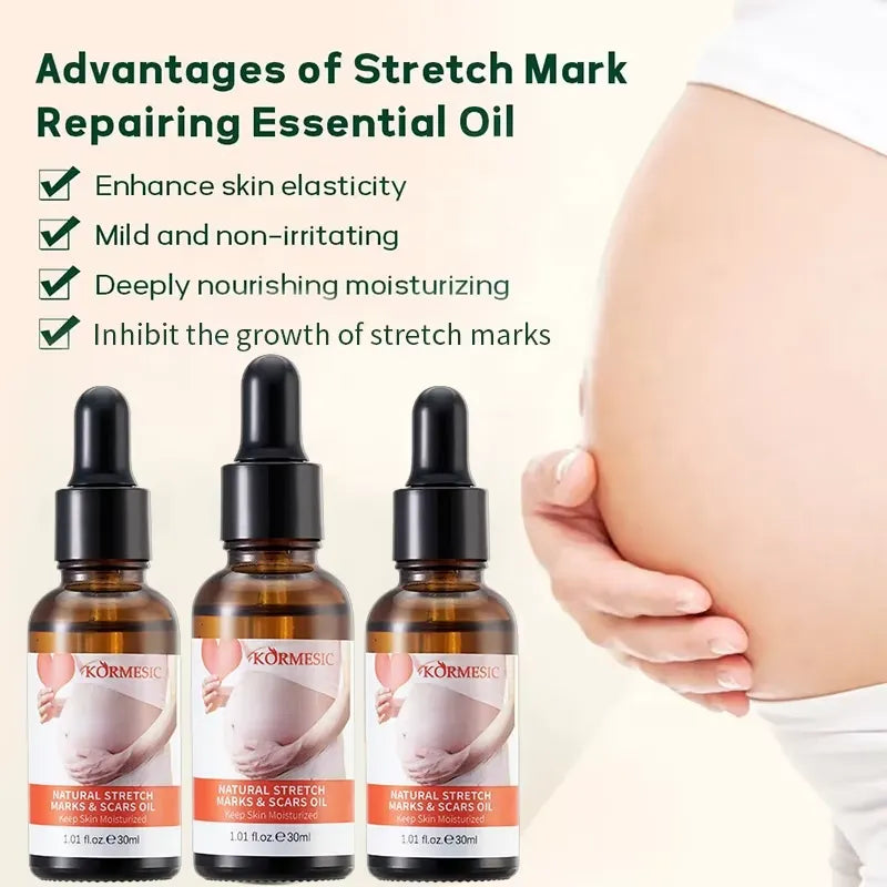 KORMESIC Skincare for Natural Belly Care Remover Stretch Mark Oil - 100ml