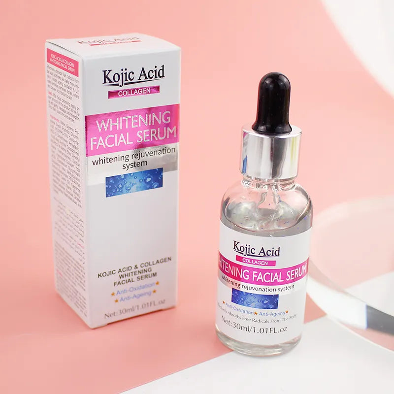 Guanjing Kojic Acid & Collagen Whitening Serum – Brighten, Hydrate & Restore Glow - 30ml