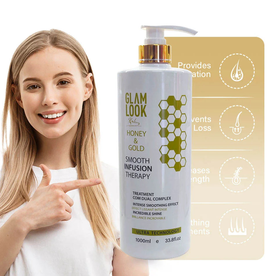 Bioplex Glam Look Honey & Gold hair treatment - 1000ml