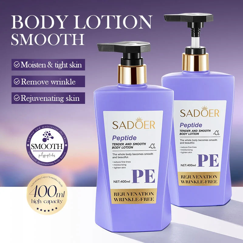 Sadoer Polypeptide Body Milk Tender Translucent Moisturizing Cream - 400ml