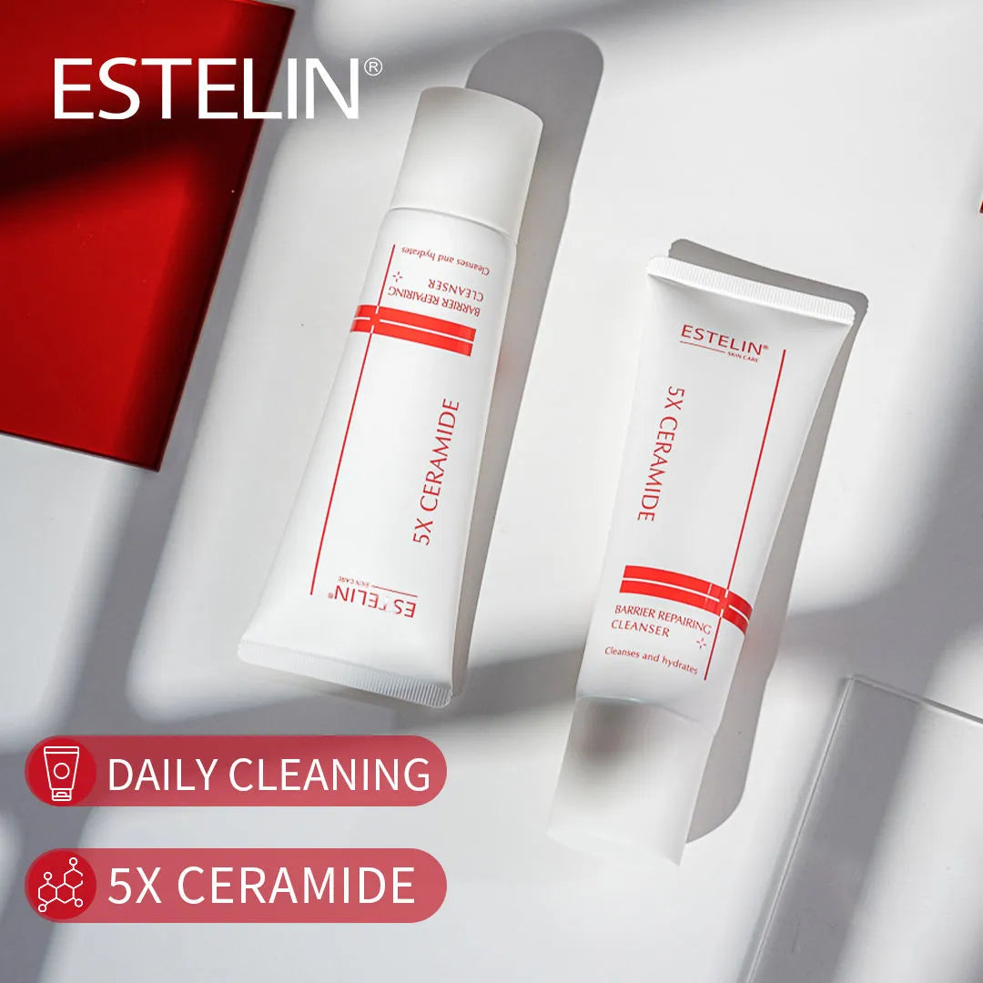 ESTELIN 5X Ceramide Barrier Repairing Cleanser - 120g