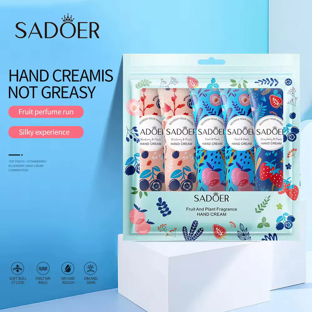SADOER Fruit & Plant Extract Moisturizing Hand Cream set