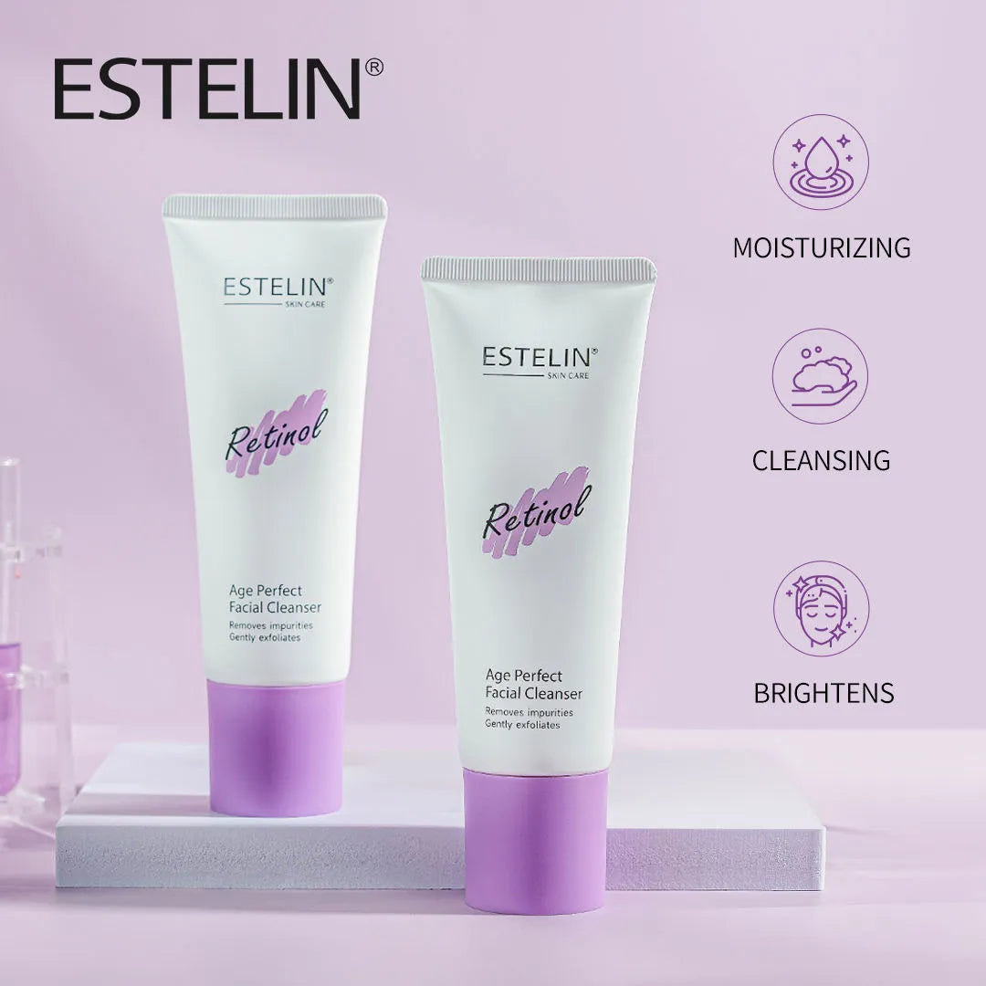 Estelin Retinol Age Perfect Facial Cleanser - 120g