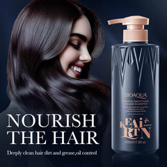BIOAOUA Keratin Soft Fluffy Anti-Dandruff Oil Control Shampoo - 500ml