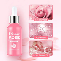 DISAAR  Rose & Ceramide Soothing Facial Serum - 30ml