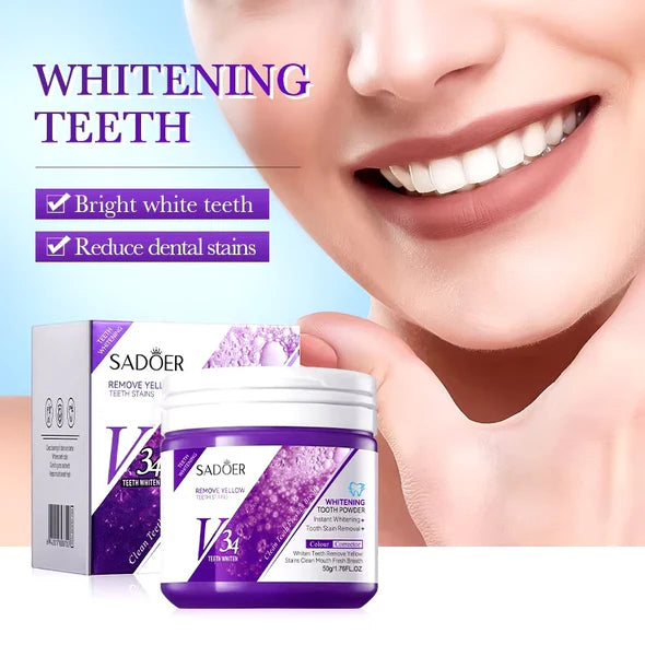 SADOER V34 Mint Whitening Toothpaste Powder 50g