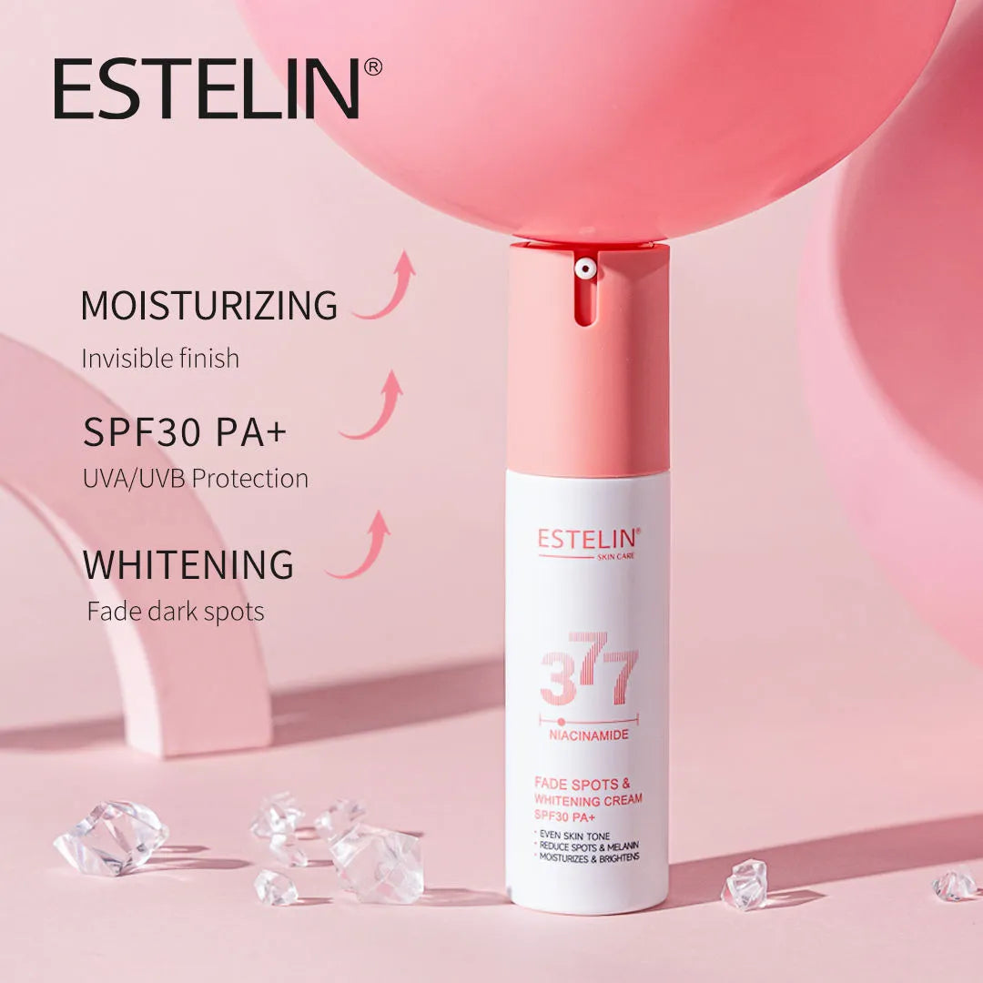 Estelin Niacinamide Fade Spots Whitening Cream Spf 30 PA+++ - 60g
