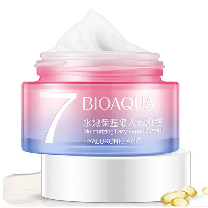 Bioaqua 7 Hyaluronic Acid Moisturizing Lazy Vegan Cream - 50ml