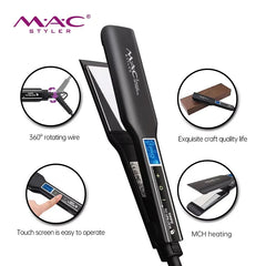 Mac Styler Digital Touch Screen 450f High Temperature Hair Straightener