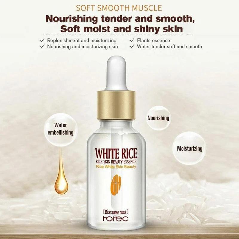 Rorec White Rice Serum Face with Free Sheet Mask