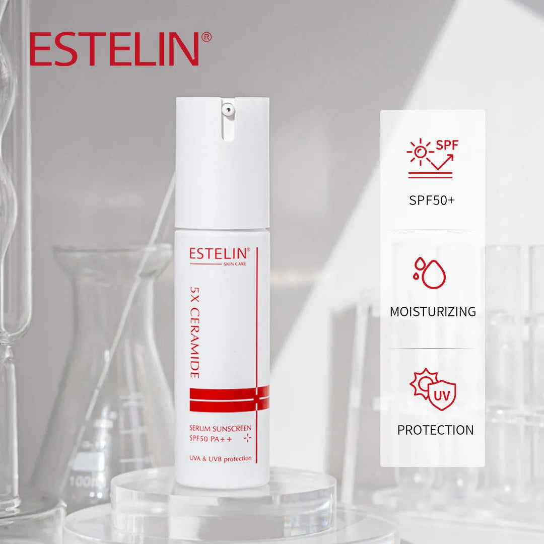 ESTELIN 5X Ceramide Ultra Hydrating Serum Sunscreen - 60g
