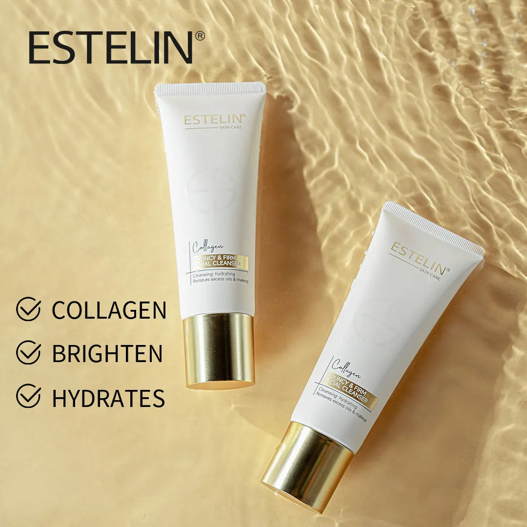 Estelin Collagen Bouncy & Firm Facial Cleanser - 120g