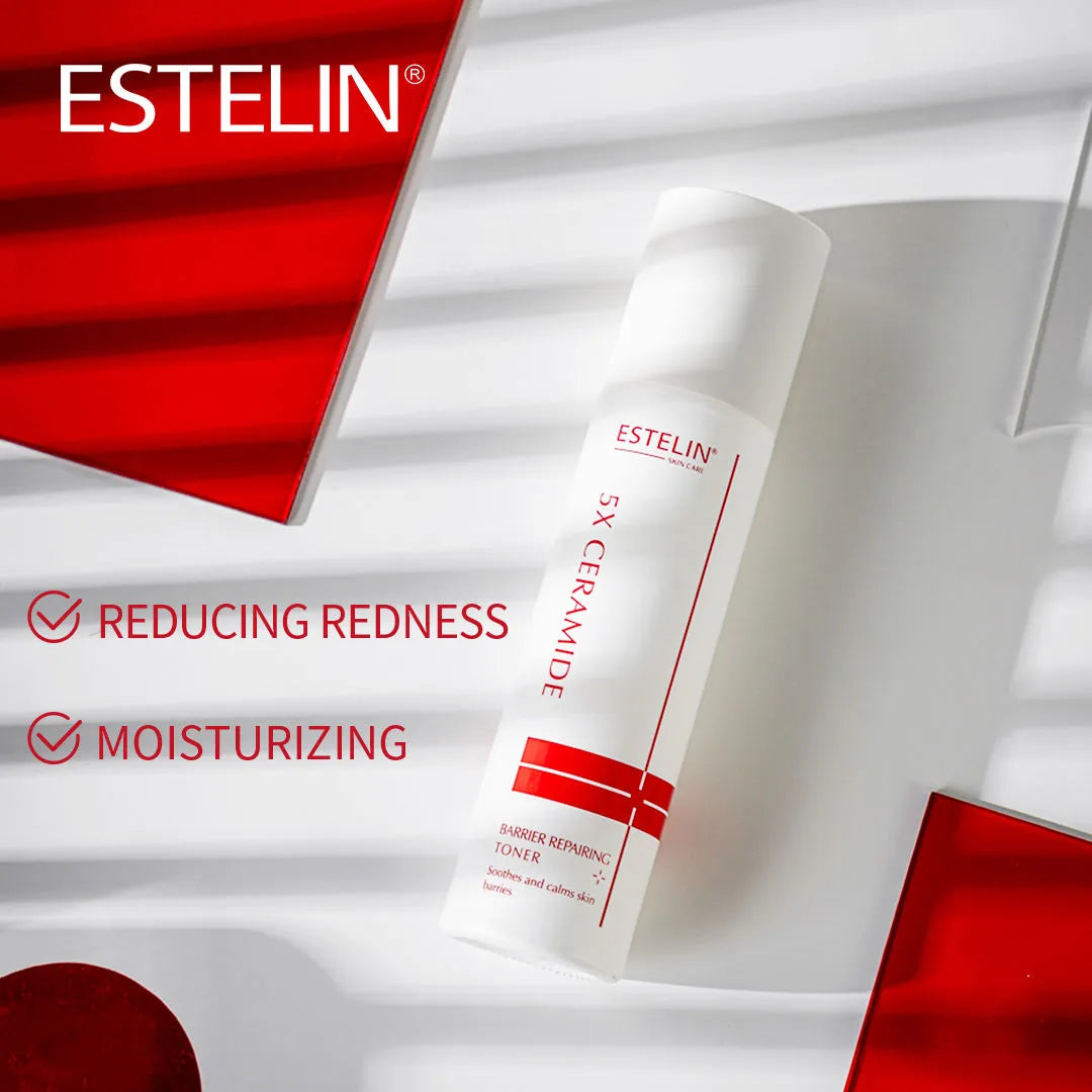 ESTELIN 5X Ceramide Moisturizing Smoothing Essence Toner - 100ml