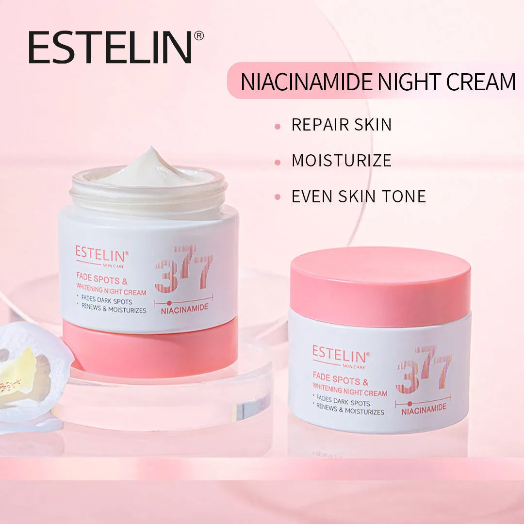 Estelin Niacinamide Fade Spots and Whitening Night Cream - 50g