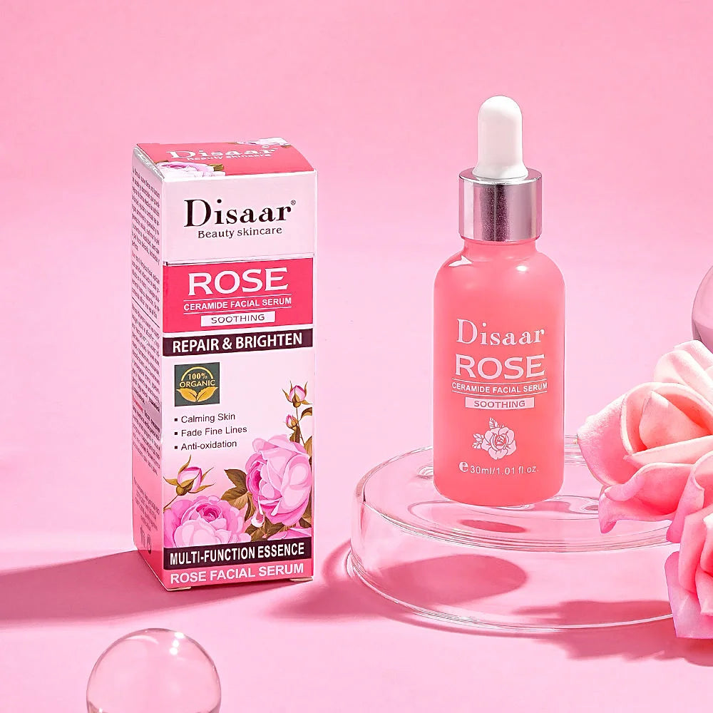 DISAAR  Rose & Ceramide Soothing Facial Serum - 30ml