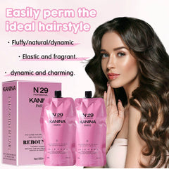 Kanina N°29 Professional Rebonding Cream Permanent Hair Straightening Kit - 950ml Each