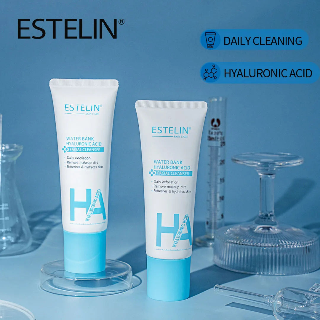 Estelin Water Bank Hyaluronic Acid Facial Cleanser - 120g