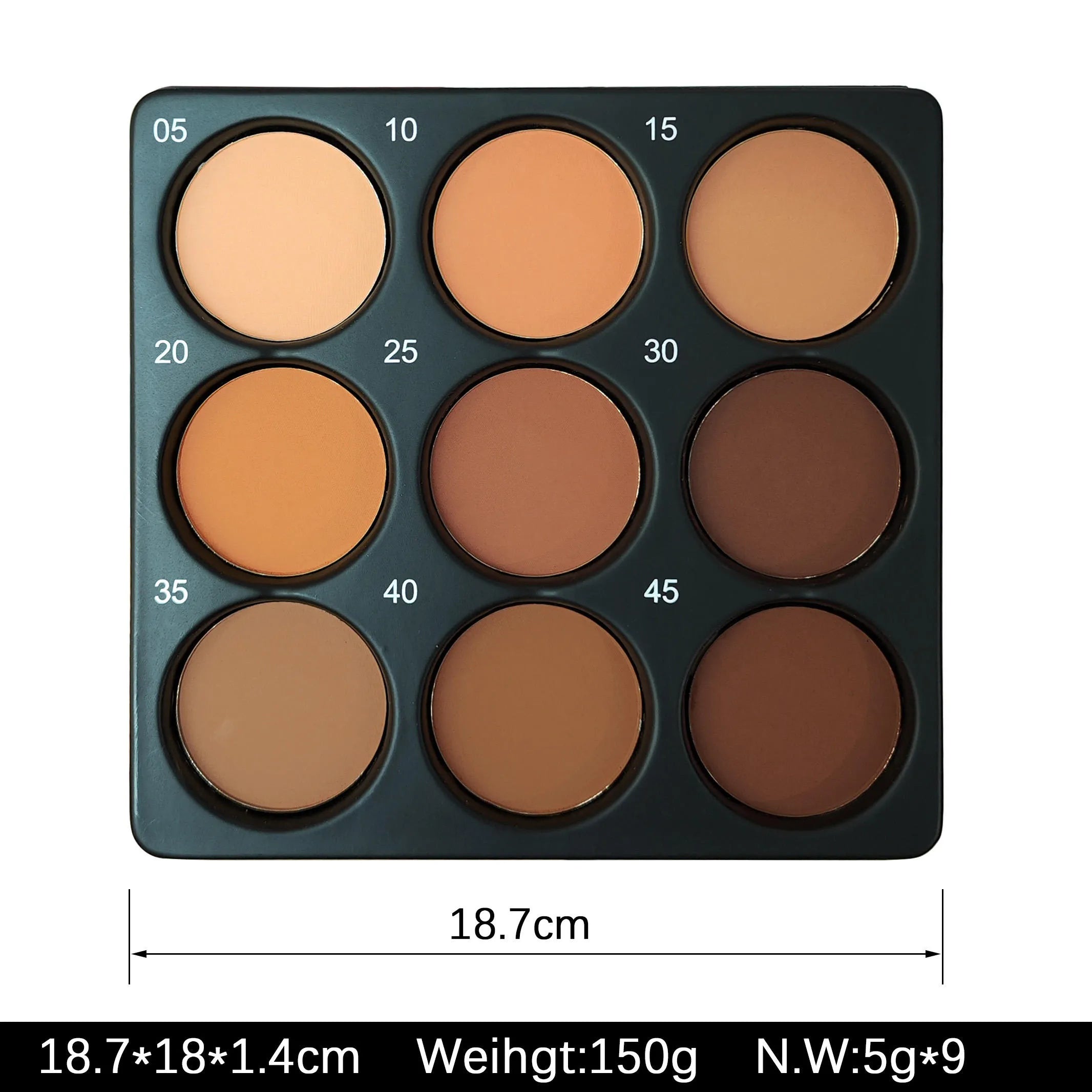 Romantic Flower 9‑in‑1 Contour Palette