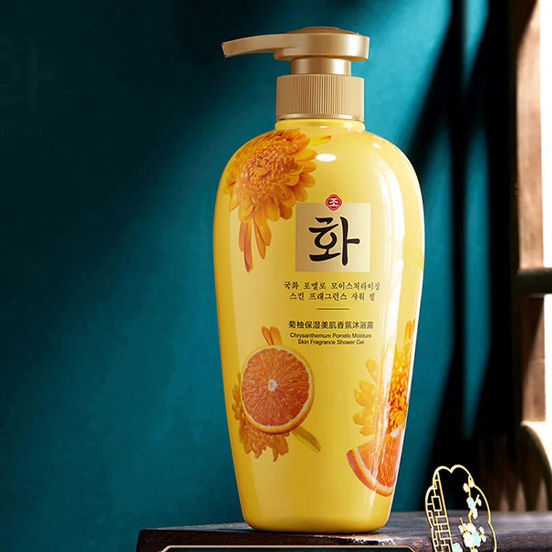 Hanfen Chrysanthemum Pomelo Moisture Skin Fragrance Shower Gel - 500ml