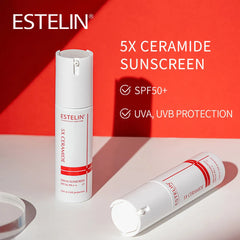 ESTELIN 5X Ceramide Ultra Hydrating Serum Sunscreen - 60g