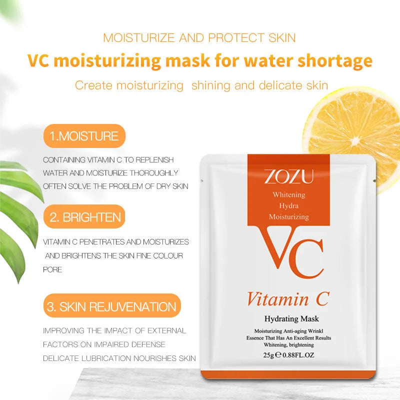 Zozu Vitamin C Hydrating Facial Mask - 25g - Each