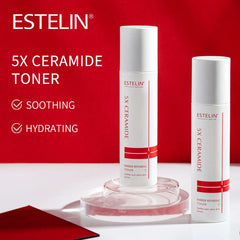 ESTELIN 5X Ceramide Moisturizing Smoothing Essence Toner - 100ml