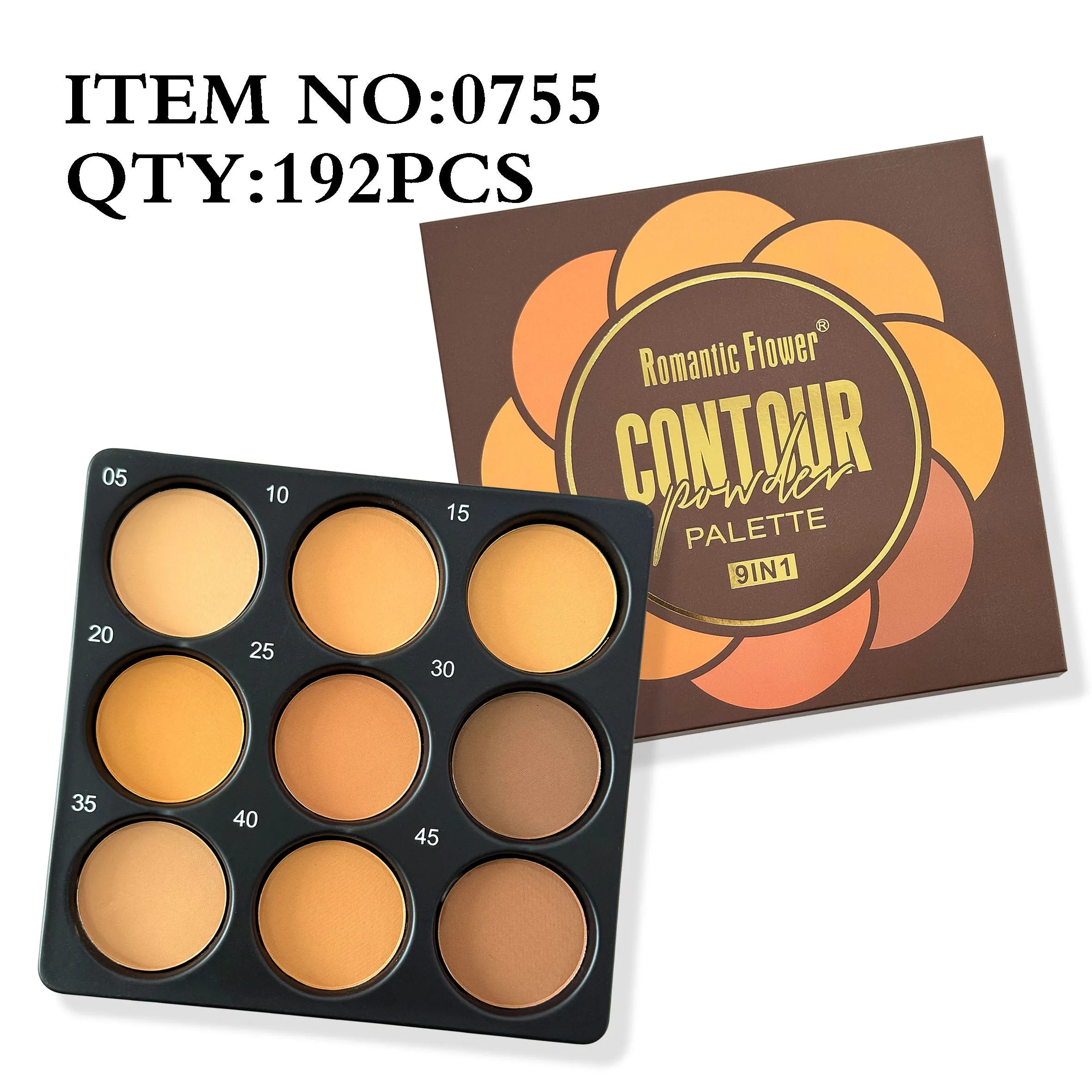 Romantic Flower 9‑in‑1 Contour Palette