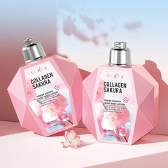 Sadoer Collagen Sakura Moisturizing Whitening Brighten Body Lotion