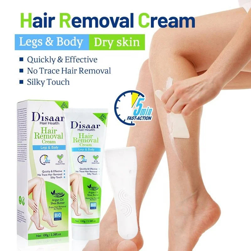 Disaar Shea Butter Hair Removal Cream For Dry Skin - 100g