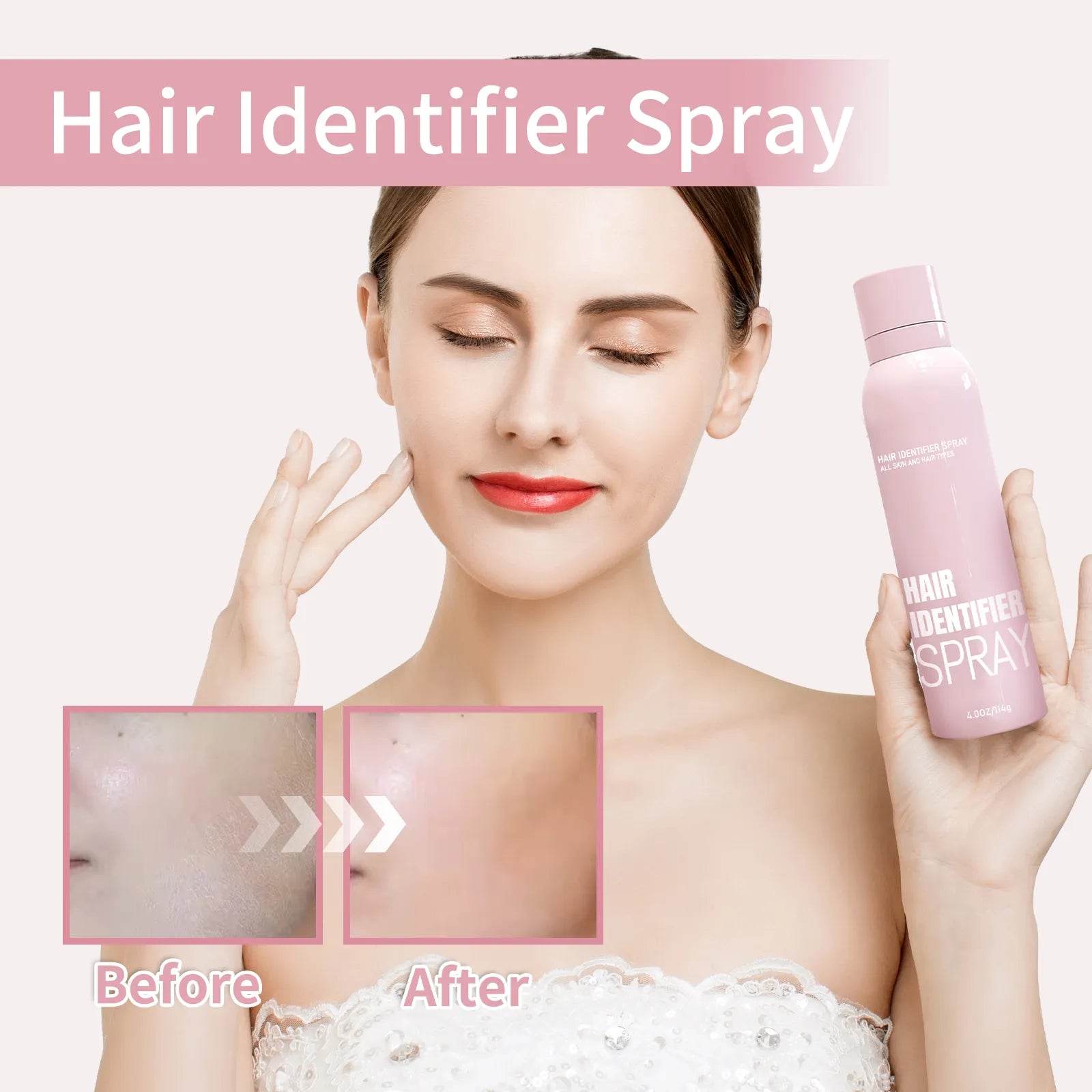 Hair Identifier Spray Set For Face Shaving 100ml
