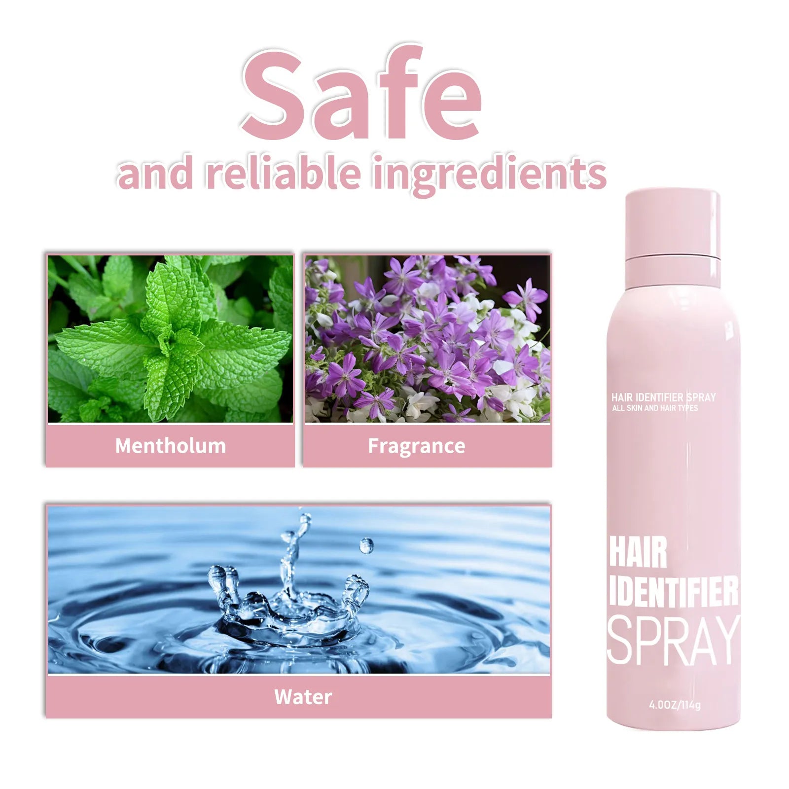 Hair Identifier Spray Set For Face Shaving 100ml