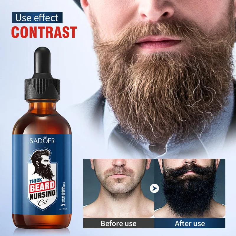 SADOER Thick Beard Nursing Oil - 55ml