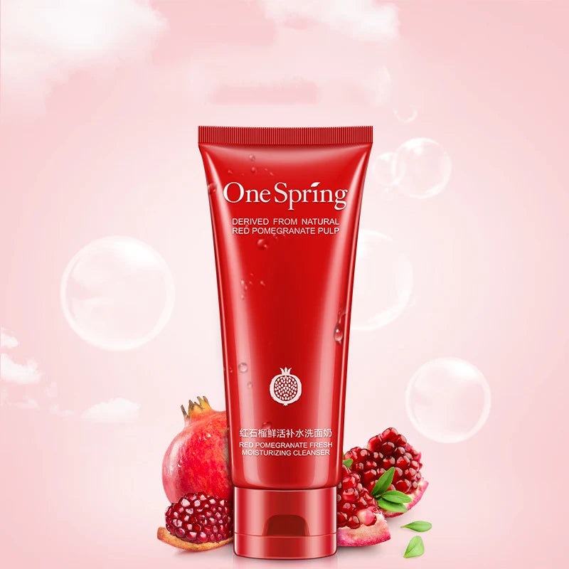 ONE SPRING Red Pomegranate Fresh Moisturizing Cleanser – 100g