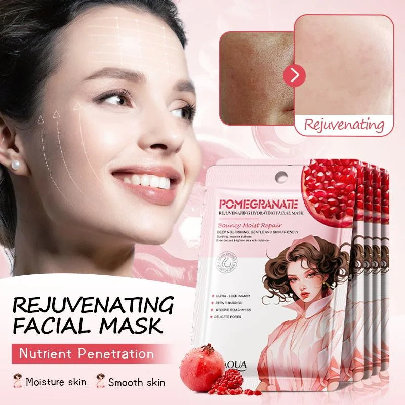 BIOAQUA Pomegranate Rejuvating Hydrating Facial Mask - 25g - Each