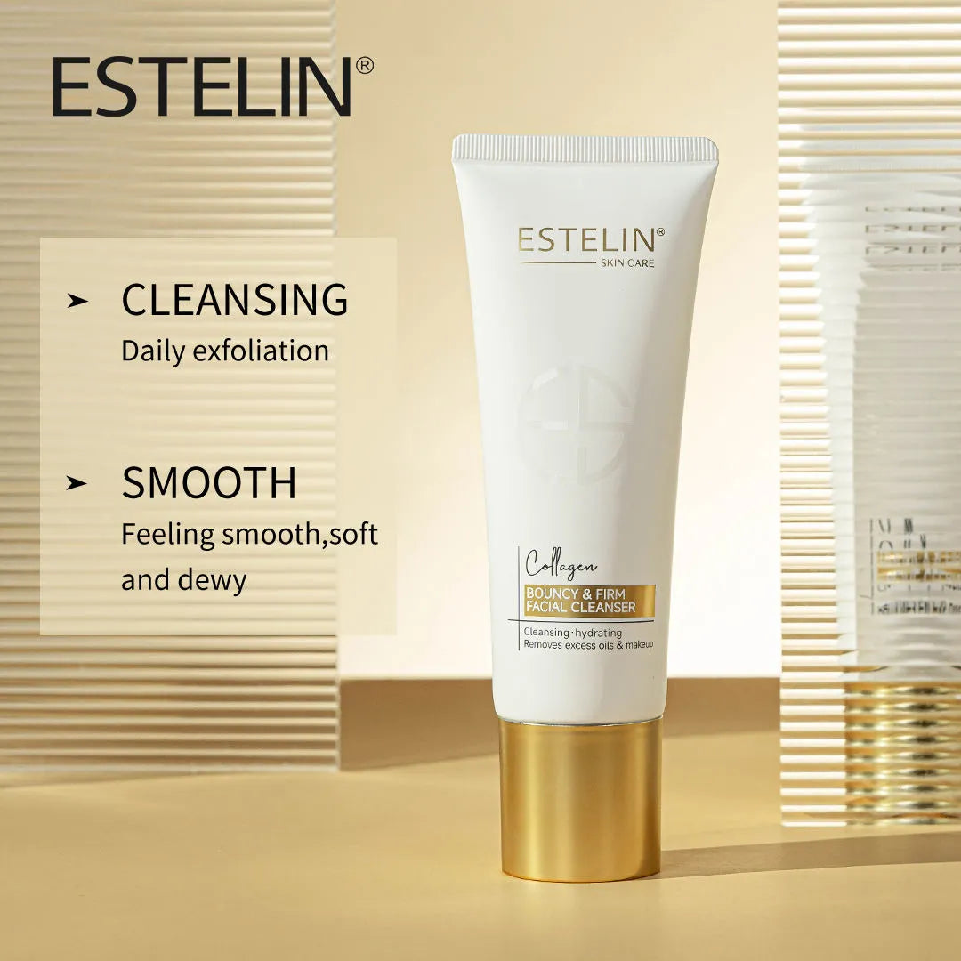 Estelin Collagen Bouncy & Firm Facial Cleanser - 120g
