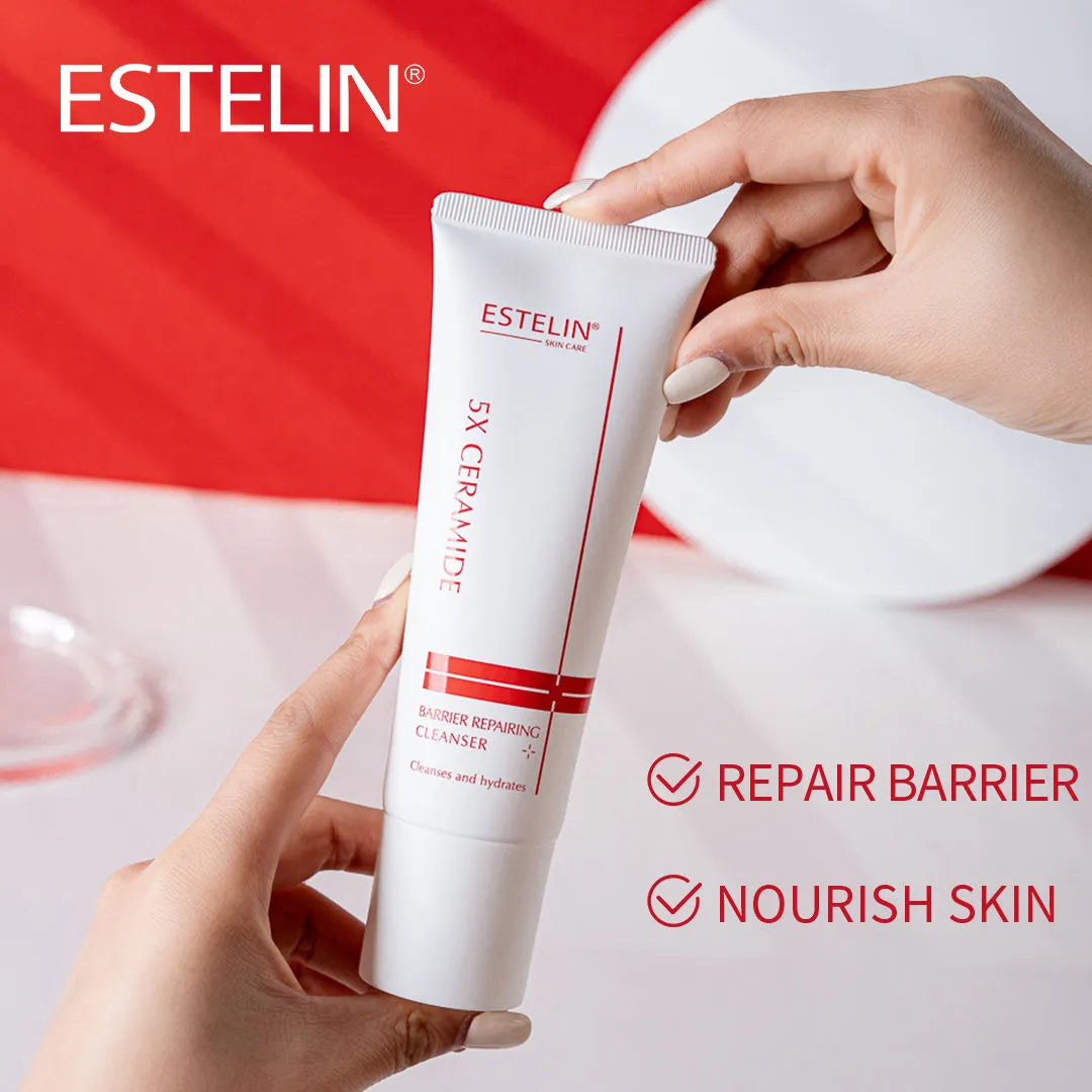 ESTELIN 5X Ceramide Barrier Repairing Cleanser - 120g