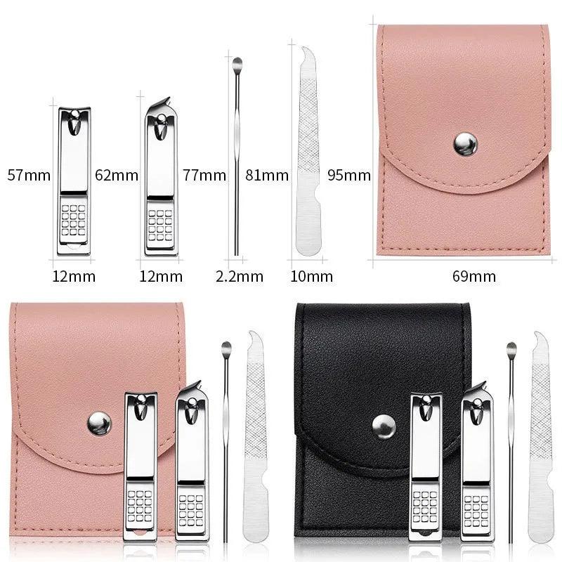 Stainless Steel Nail Clipper Cutter Set 4Pcs Set